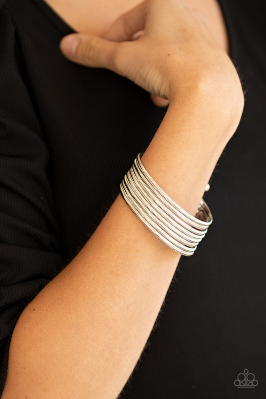 Now Watch Me Stack Silver - Bracelets
