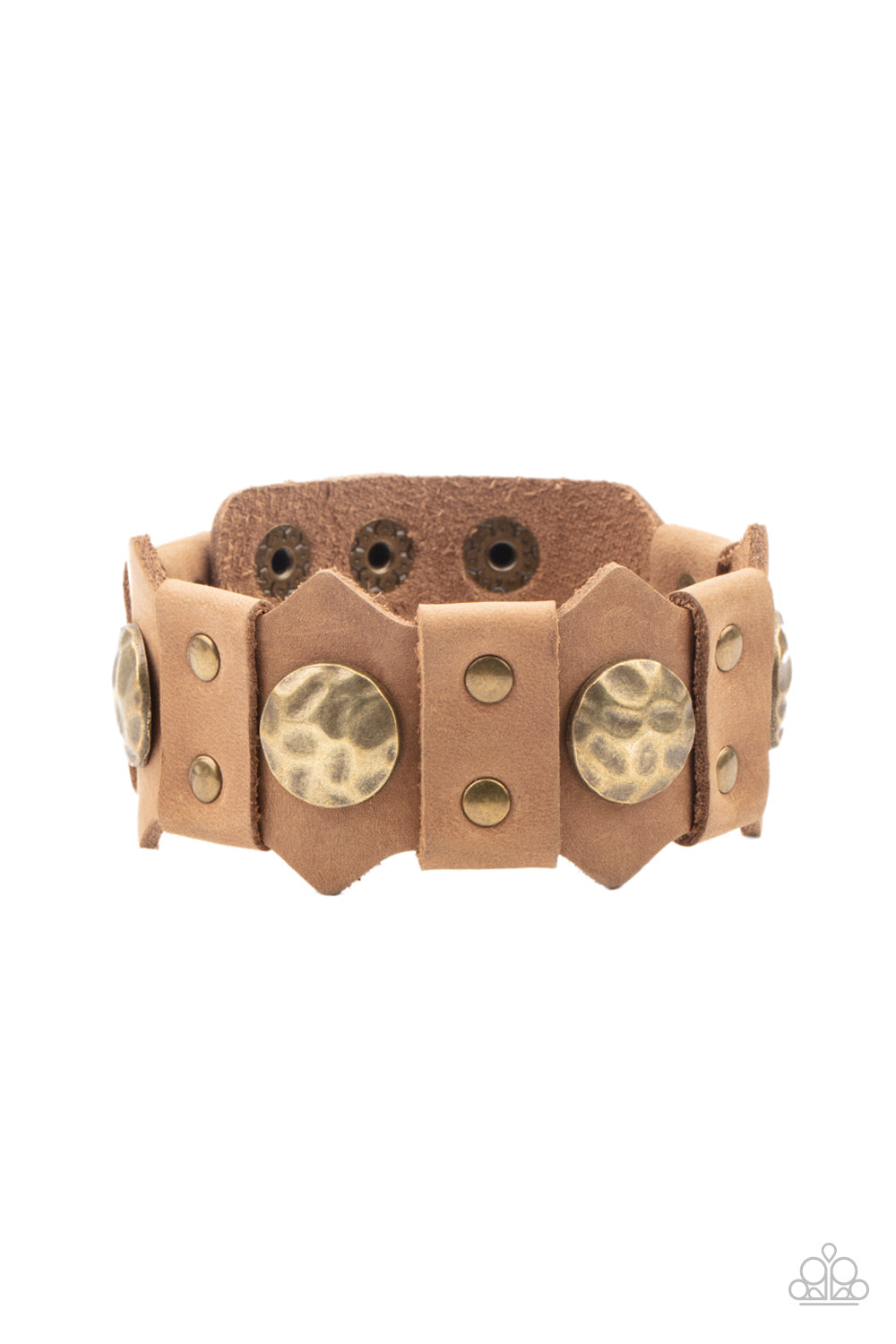 Electrified Edge Brown - Bracelets