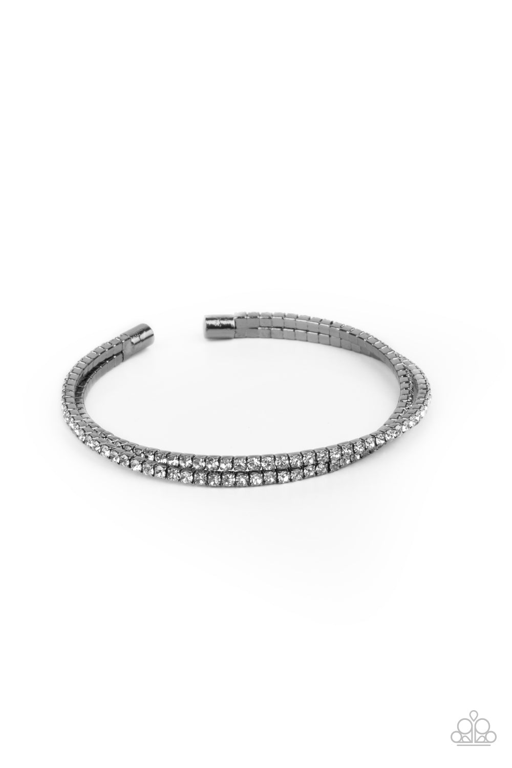 Iridescently Intertwined Black- Bracelets