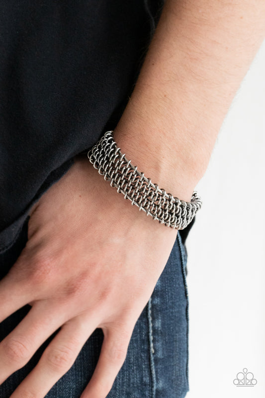 GRIDLOCK  silver - Bracelets