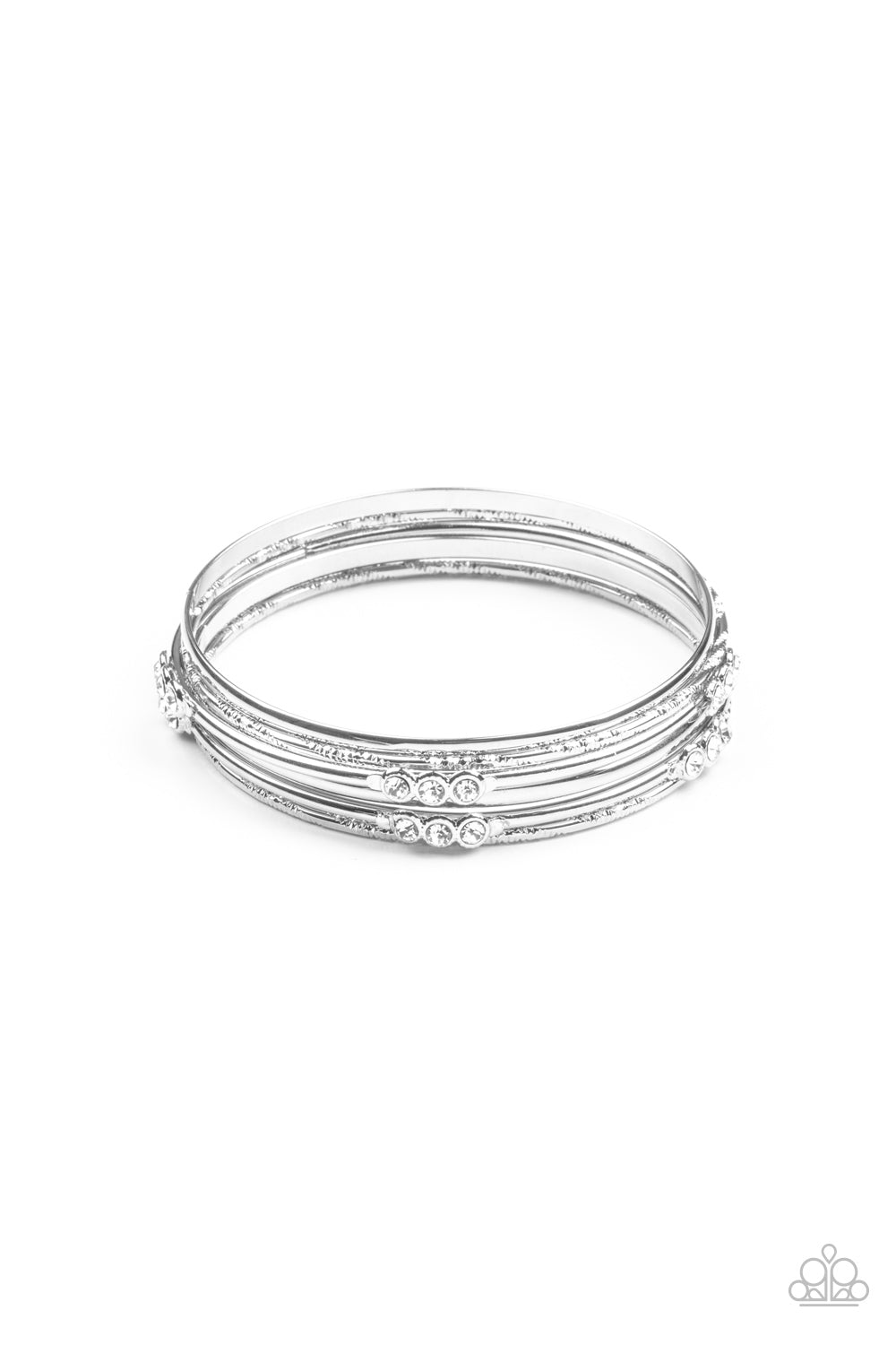 Stackable Sparkle White -Bracelets