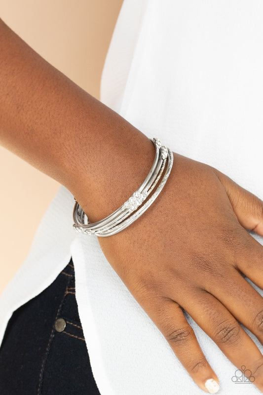 Stackable Sparkle White -Bracelets