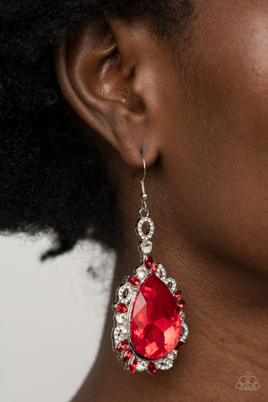 Royal Recognition Red -Earrings