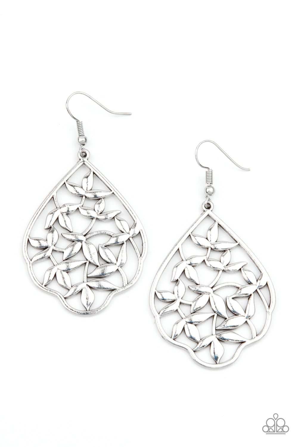 Taj Mahal Gardens Silver - Earrings
