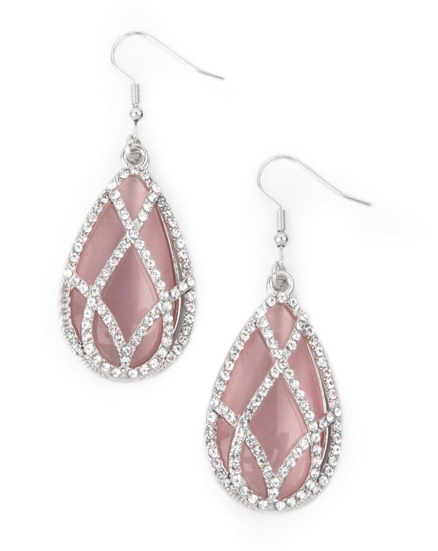 Crawling With Couture Pink - Earrings
