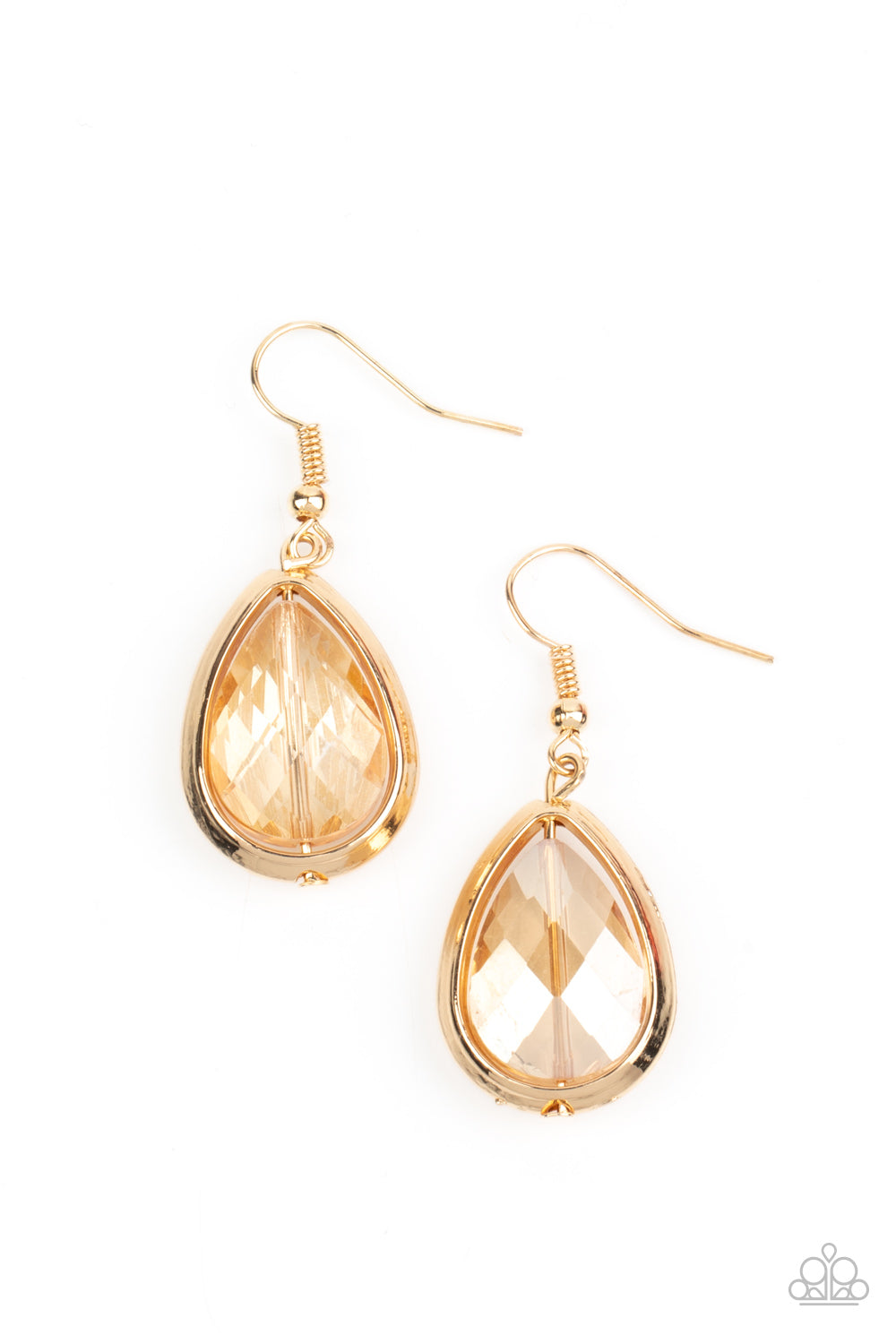 Drop-Dead Duchess Gold - Earrings