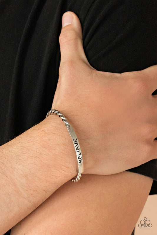 Keep Calm and Believe Silver - Bracelets