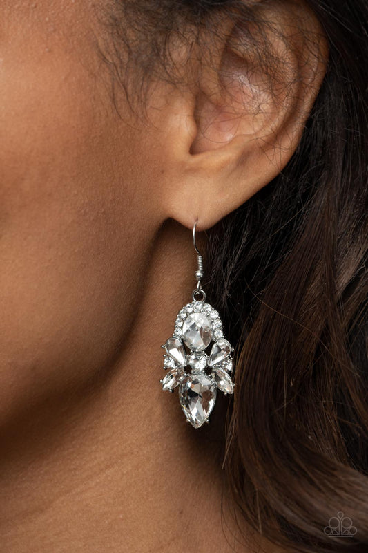 Stunning Starlet White -Earrings