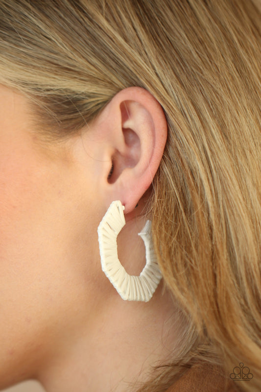 Fabulously Fiesta White - Earring
