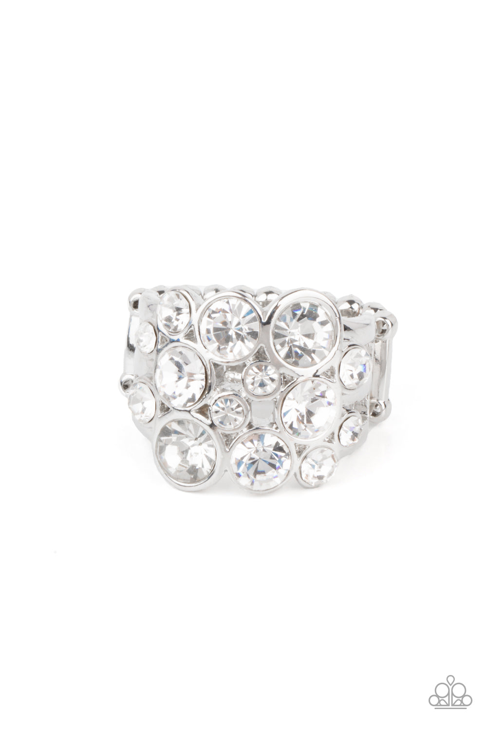 Bubbling Bravado White - Rings