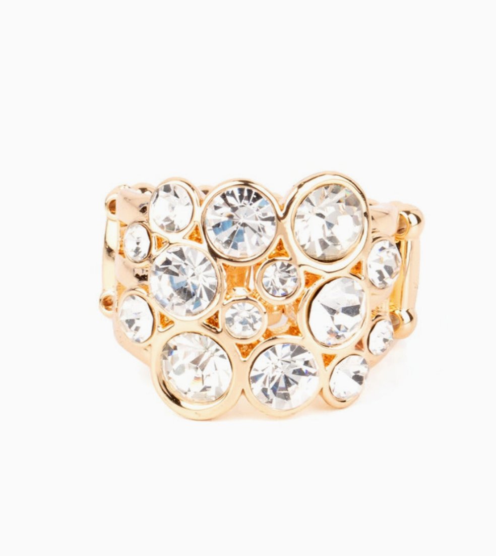 Bubbling Bravado Gold - Rings