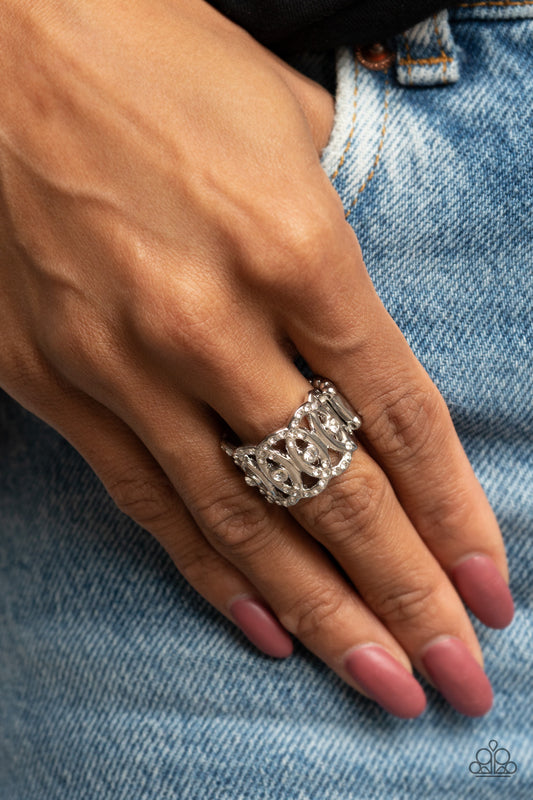 OVAL-Ruled White - Rings