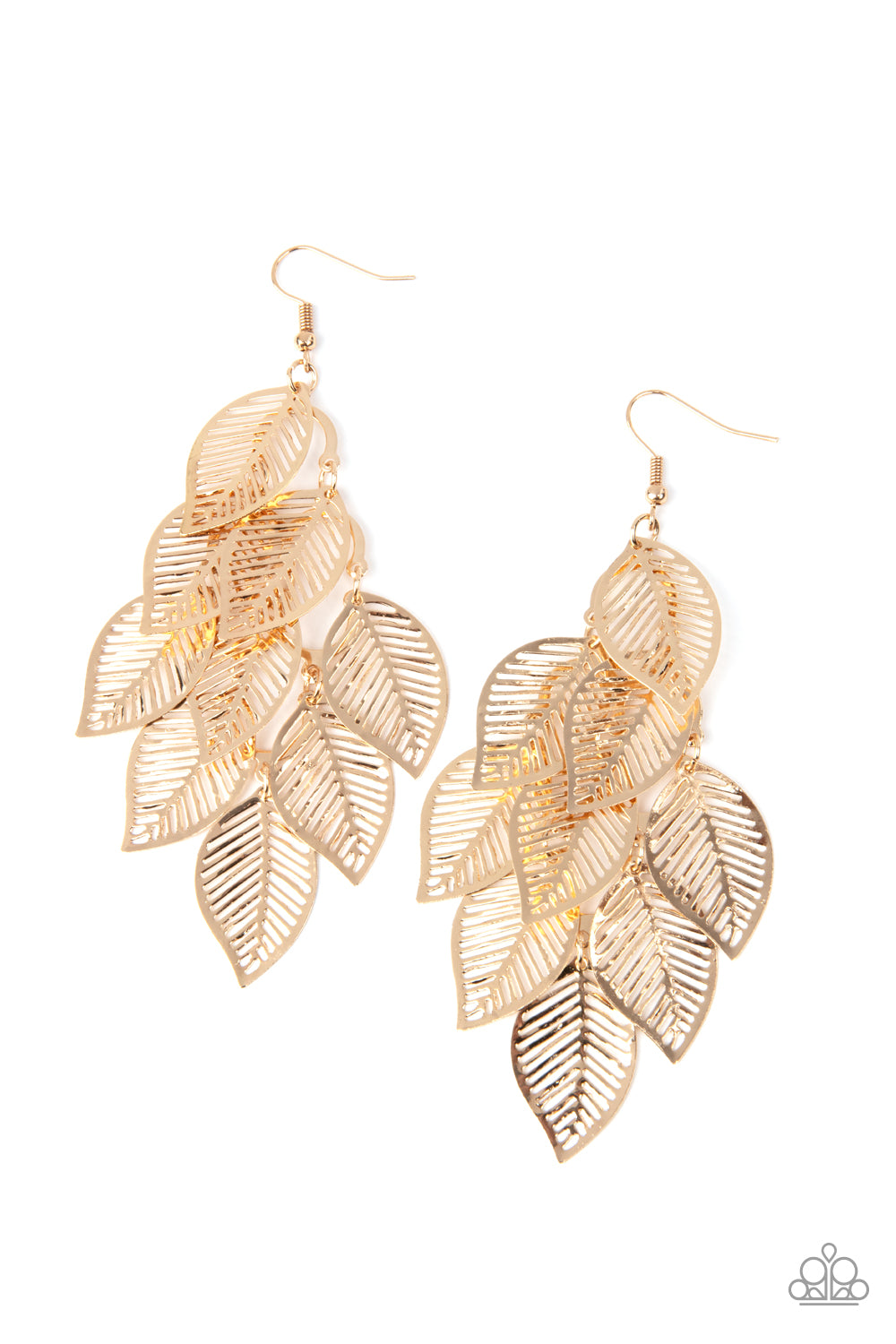 Limitlessly Leafy Gold - Earrings