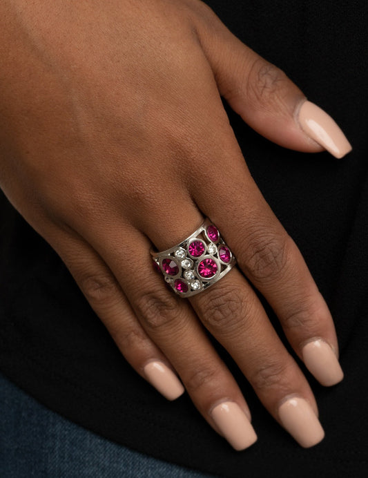 High Roller Royale Pink  - Rings