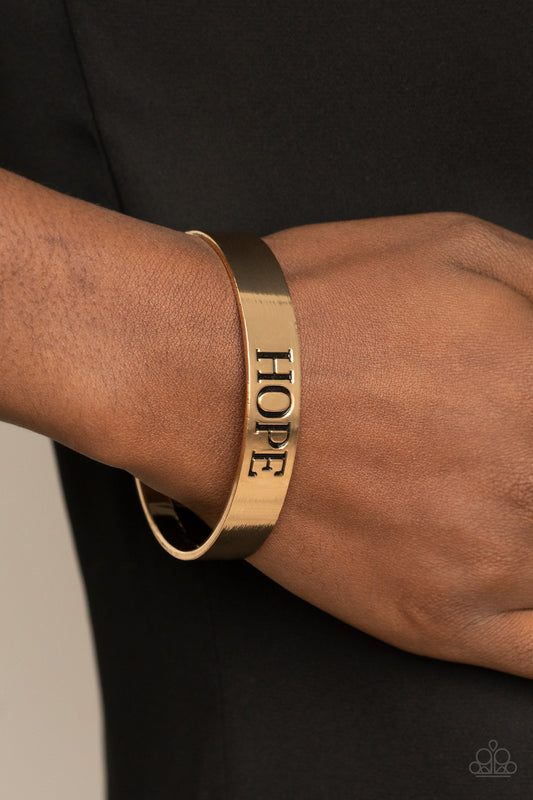 Hope Makes The World Go Round Gold - Bracelets