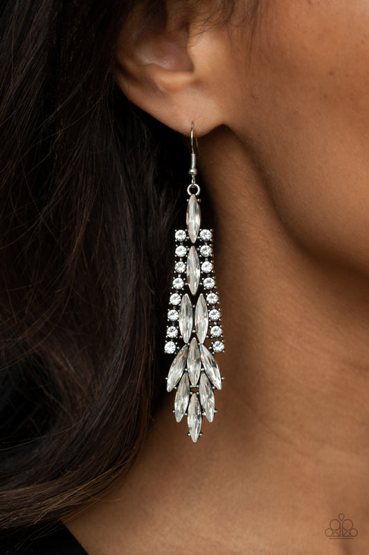 Crown Heiress White -Earrings