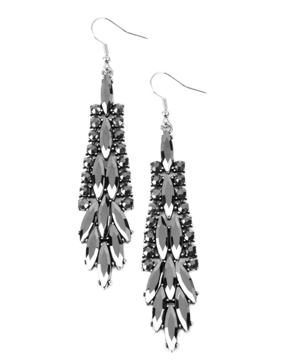 Crown Heiress Silver - Earrings