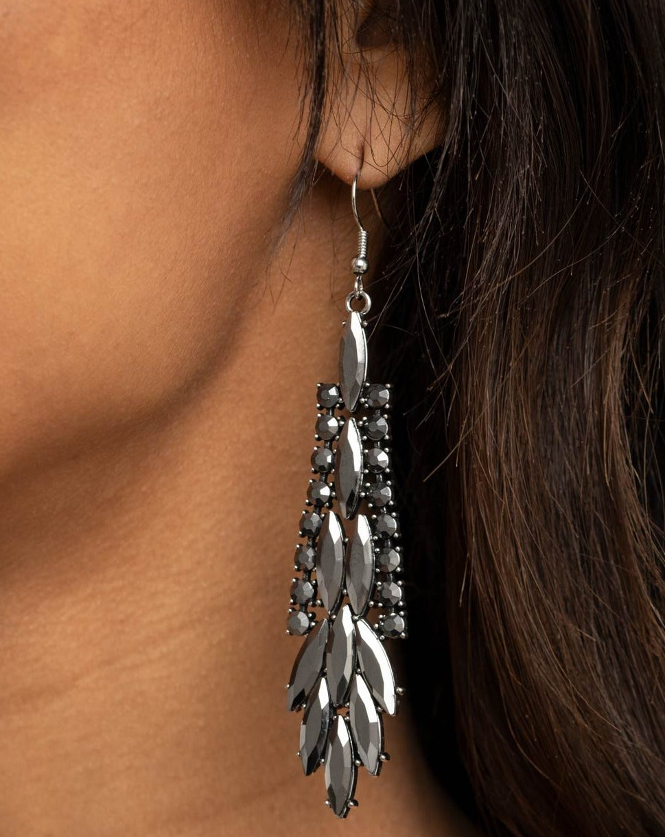 Crown Heiress Silver - Earrings
