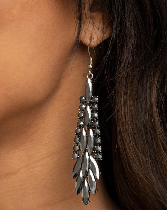 Crown Heiress Silver - Earrings