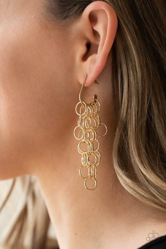 Long Live The Rebels Gold - Earrings