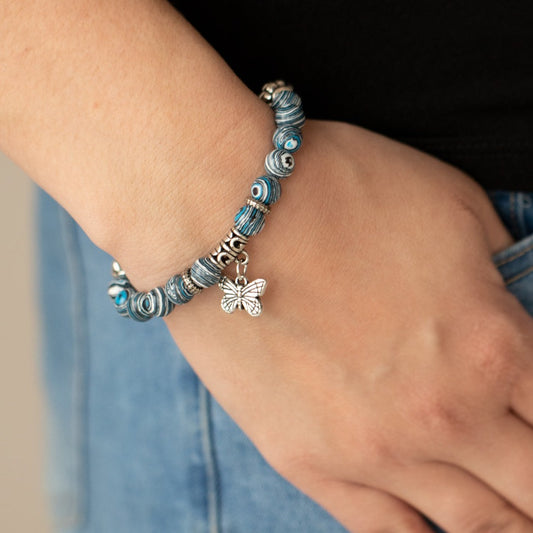 Butterfly Wishes Blue - Bracelets