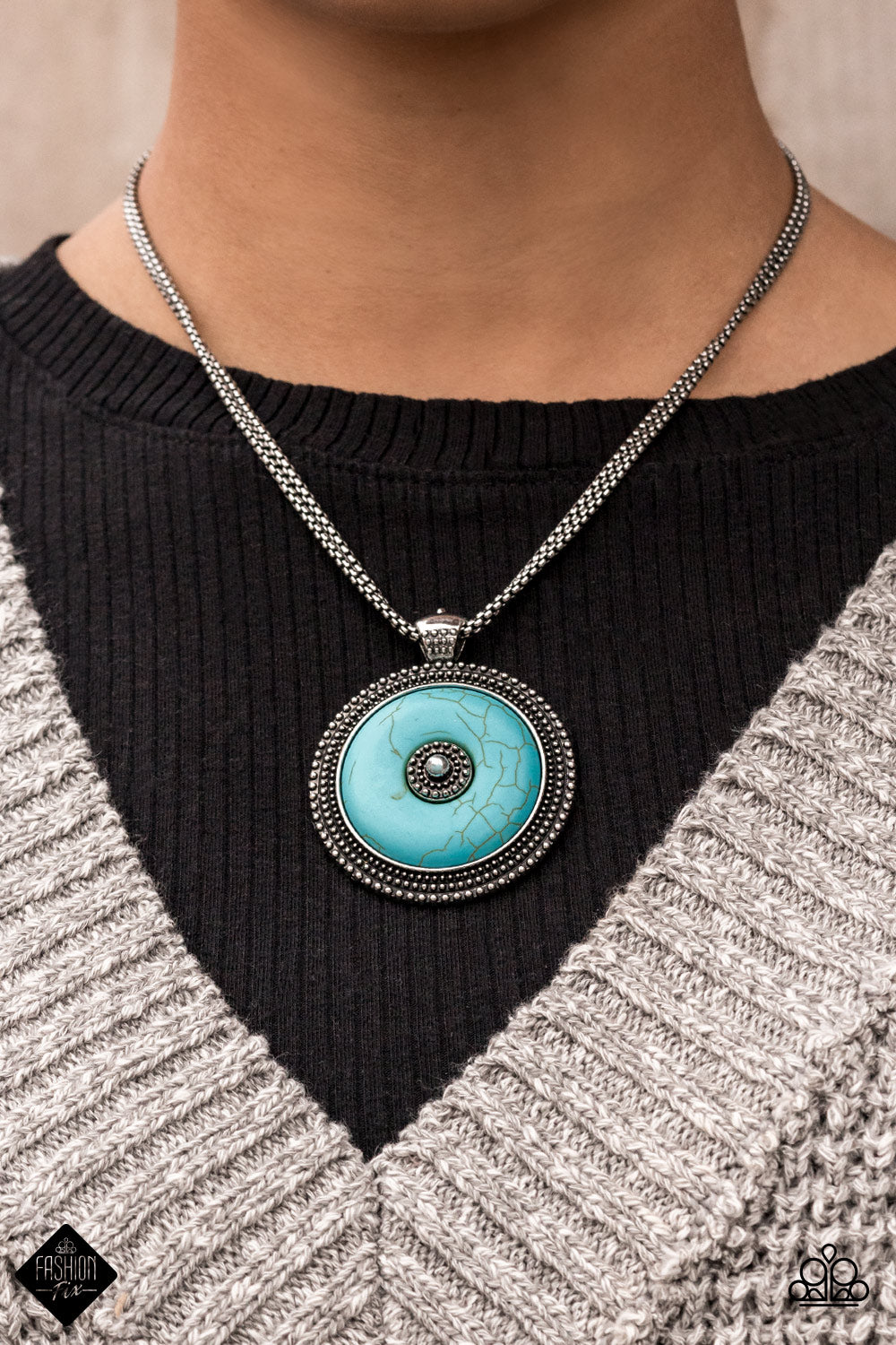 EPICENTER of Attention Blue - Necklaces