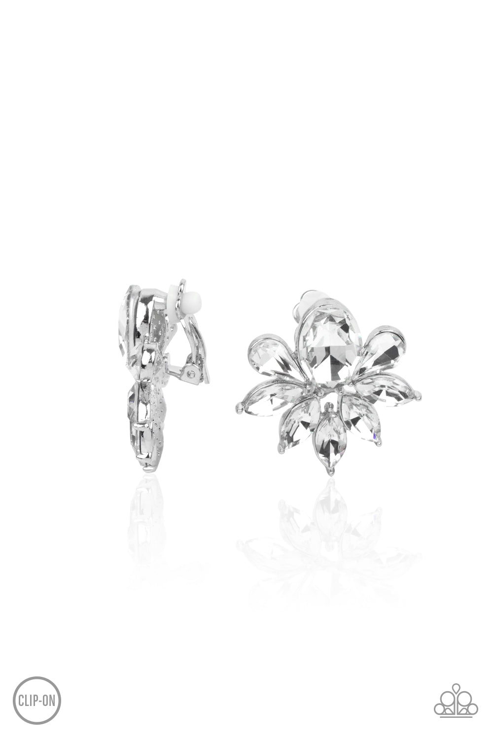 Fearless Finesse White - Earrings