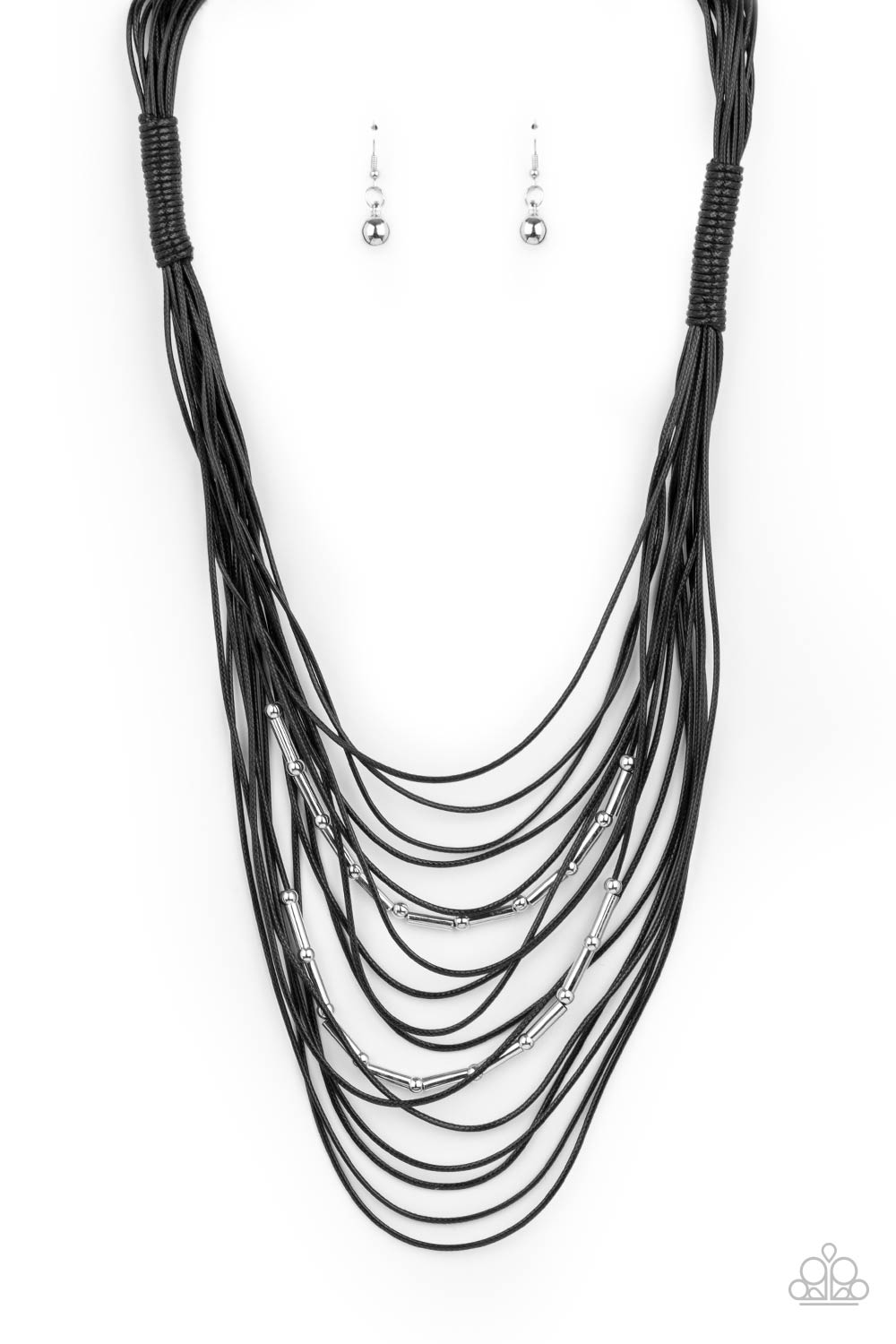Nice CORD-ination Black - Necklaces