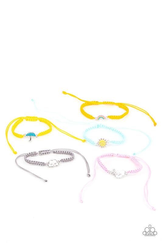 Multi colored drawstring Bracelets - Starlit Shimmer