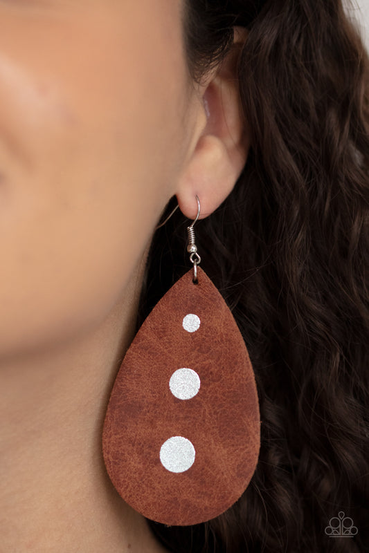 Rustic Torrent Brown - Earrings
