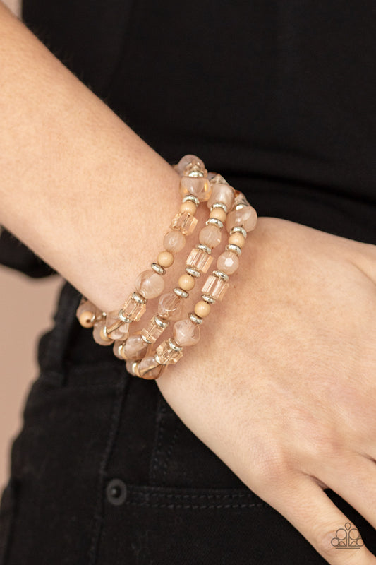 Girly Girl Glimmer Brown - Bracelets