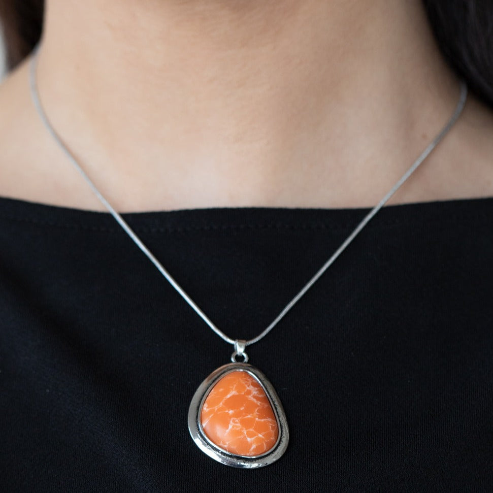 Canyon Oasis Orange - Necklaces