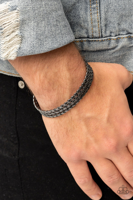 Line of Scrimmage Black - Bracelets