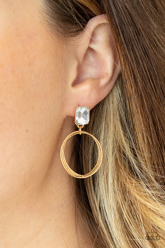 Prismatic Perfection Gold - Earrings