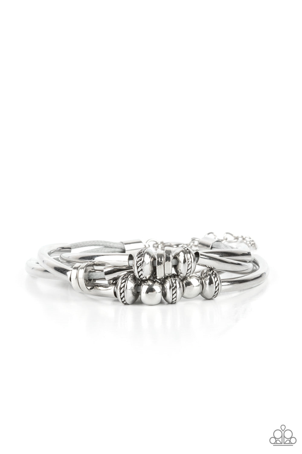 We Aim To Please Silver - Bracelets