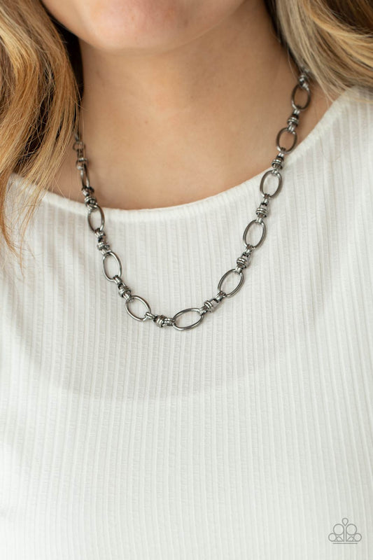 Defined Drama Black -Necklaces