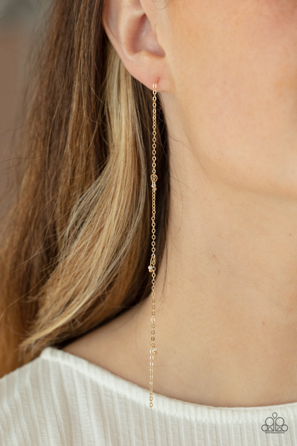 Dauntlessly Dainty Gold - Earrings