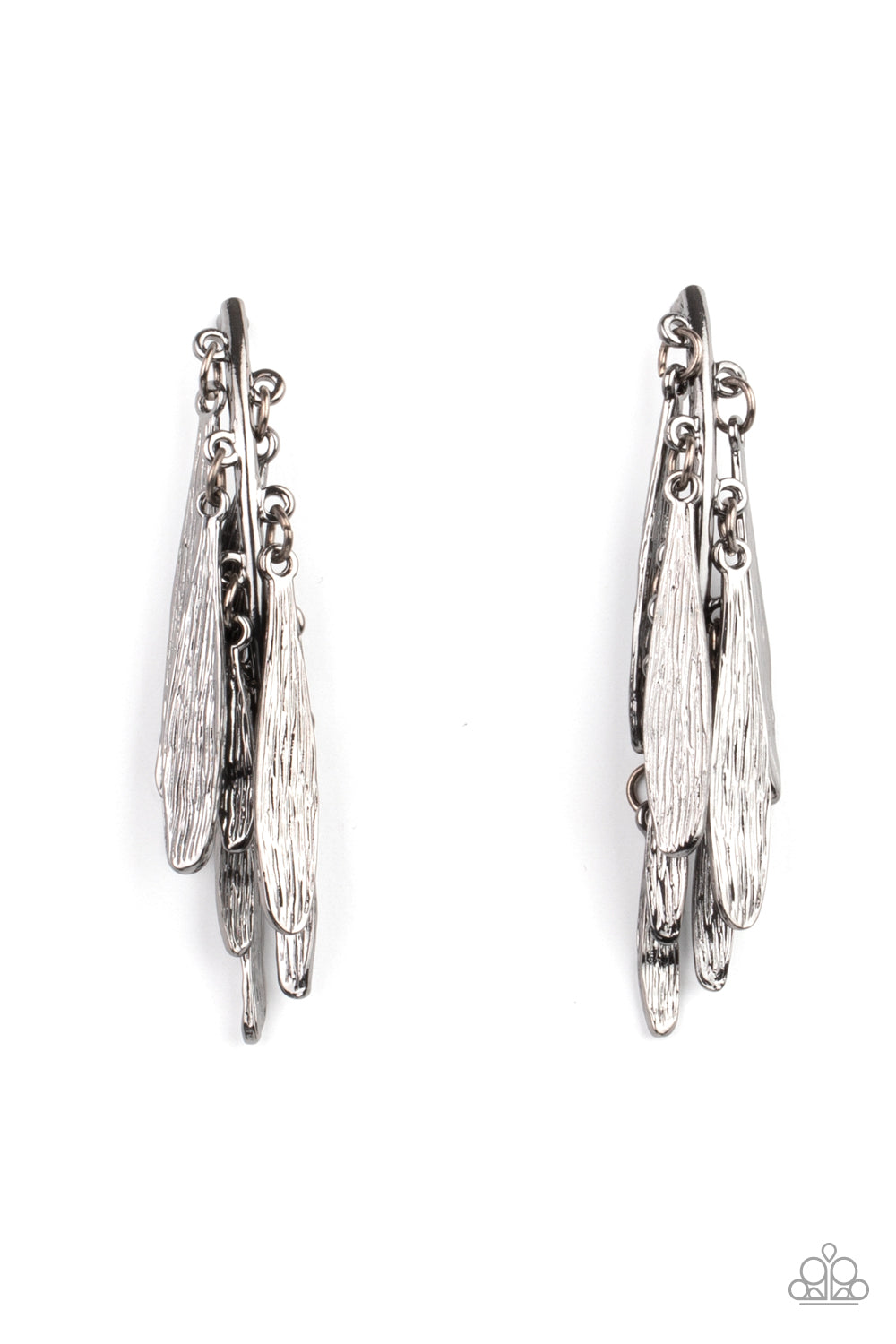 Pursuing The Plumes Black - Earrings