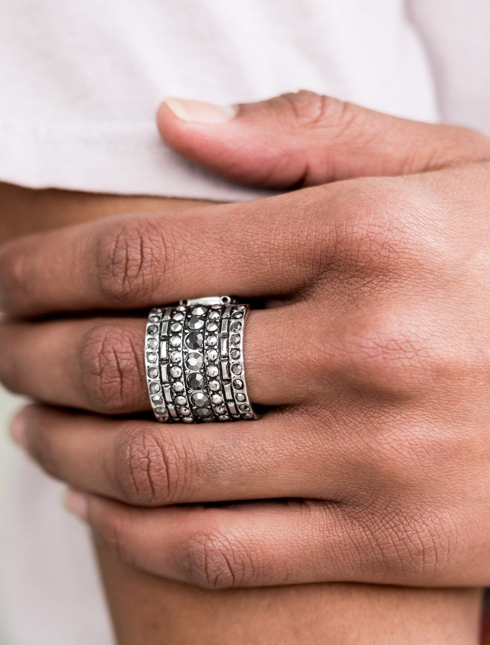 Target Locked Silver- Rings