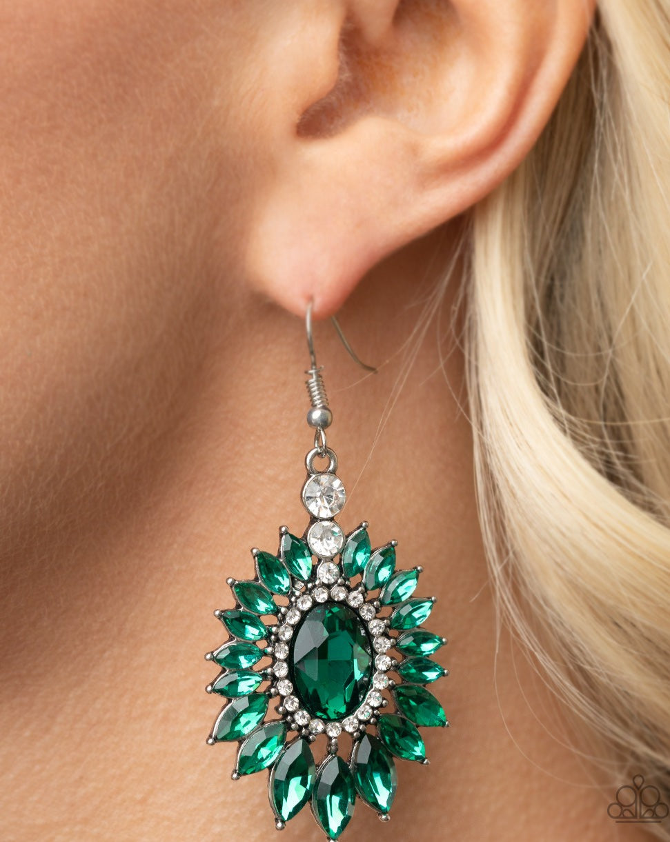 Big Time Twinkle Green - Earrings