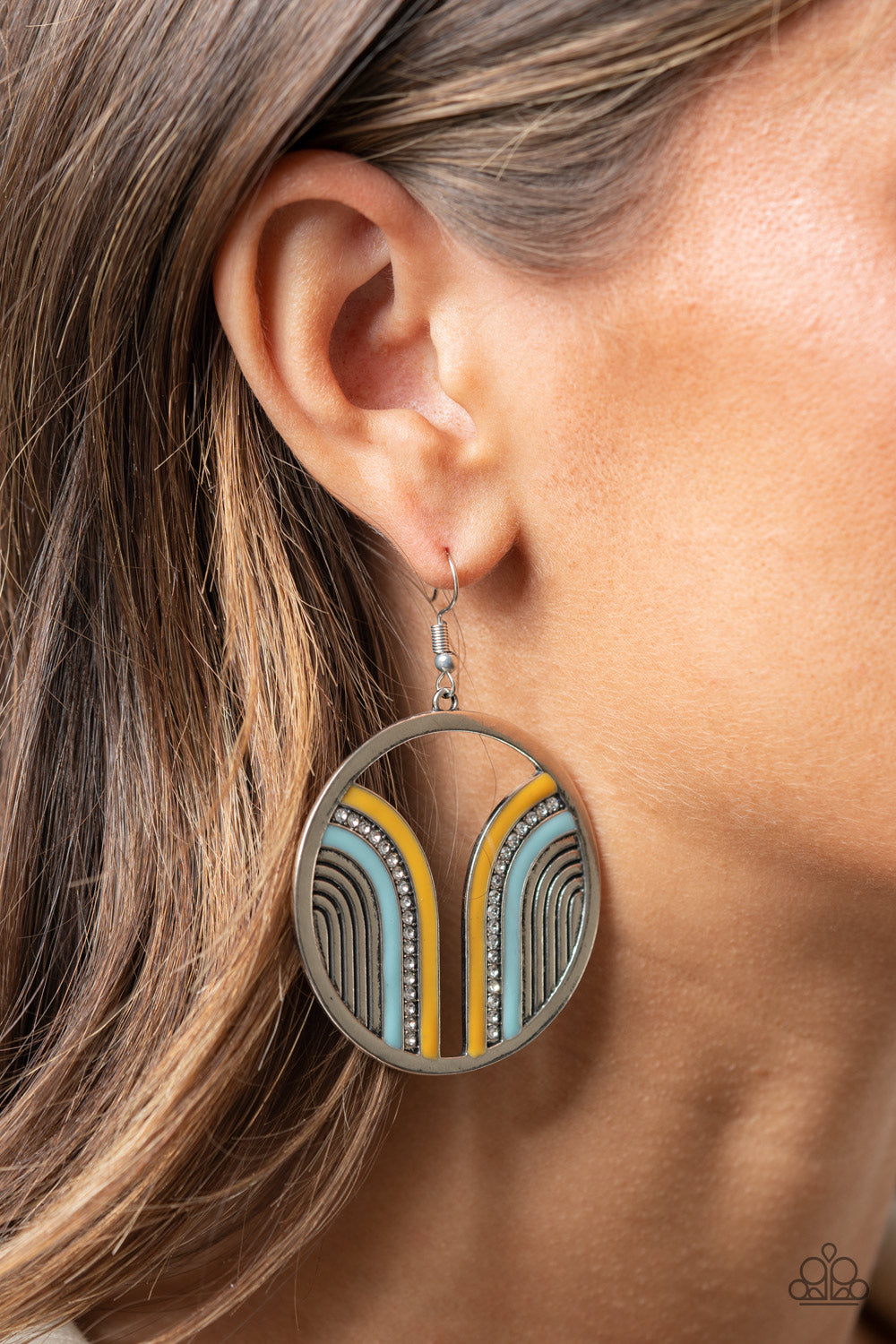 Delightfully Deco Multi - Earrings
