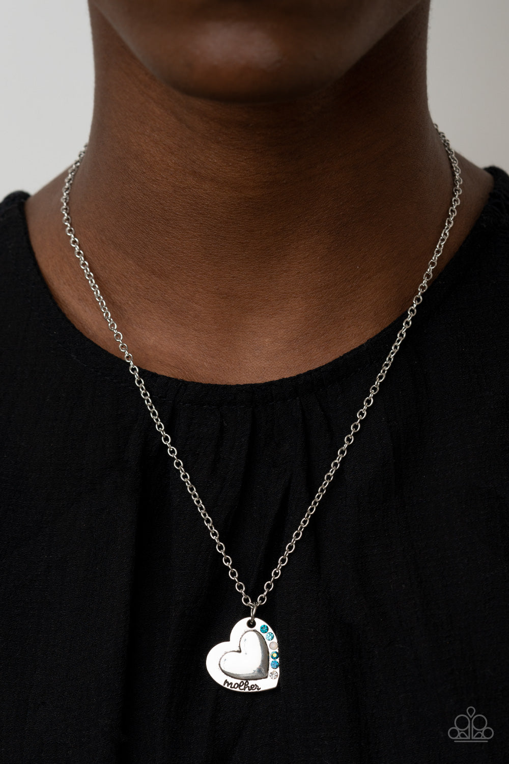 Happily Heartwarming Blue -Necklaces