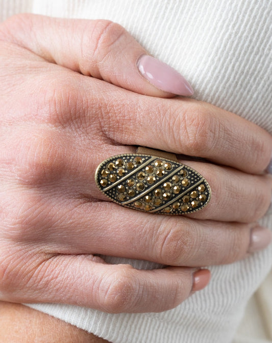 Galactic Glitz Brass - Rings