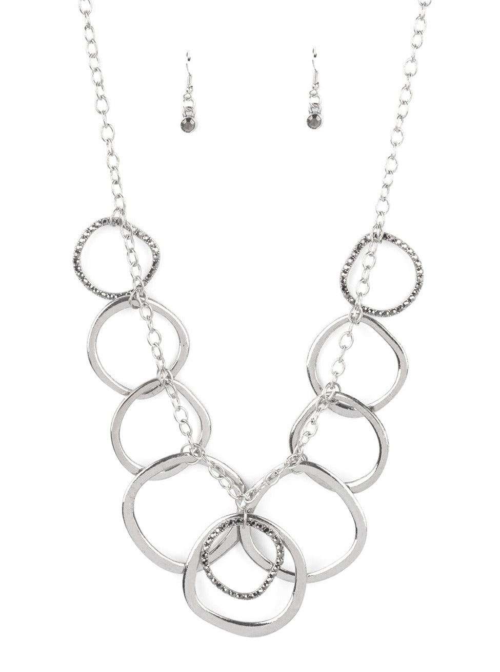 Dizzy With Desire Silver - Necklaces