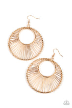 Load image into Gallery viewer, Artisan Applique Gold -Earrings
