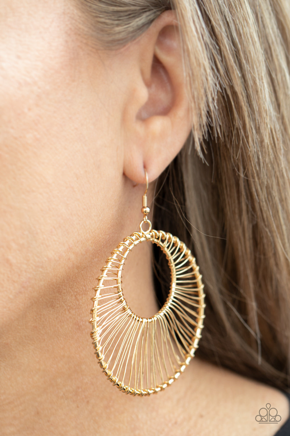 Artisan Applique Gold -Earrings