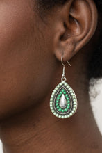 Load image into Gallery viewer, Beaded Bonanza Green - Earrings
