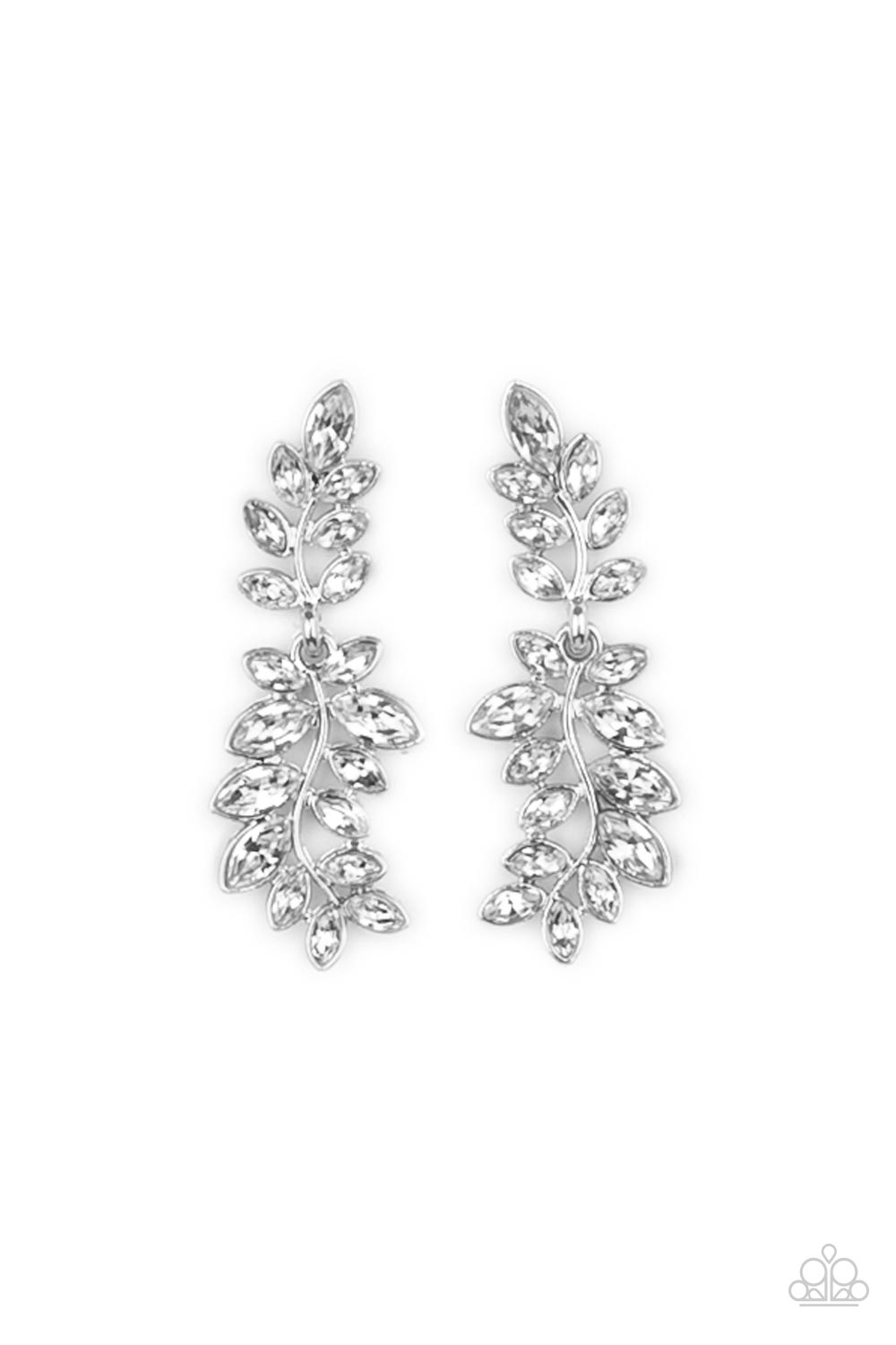Frond Fairytale White - Earrings