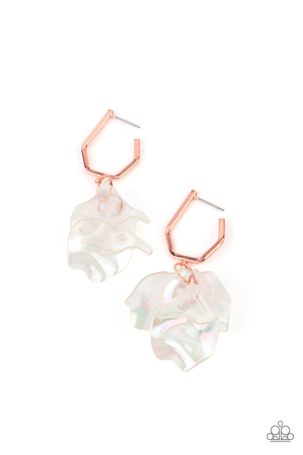 Jaw-Droppingly Jelly Copper - Earrings
