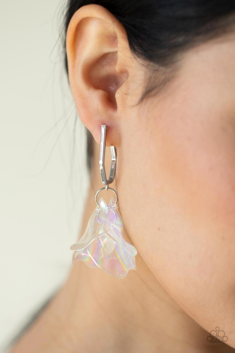 Jaw-Droppingly Jelly Silver - Earrings